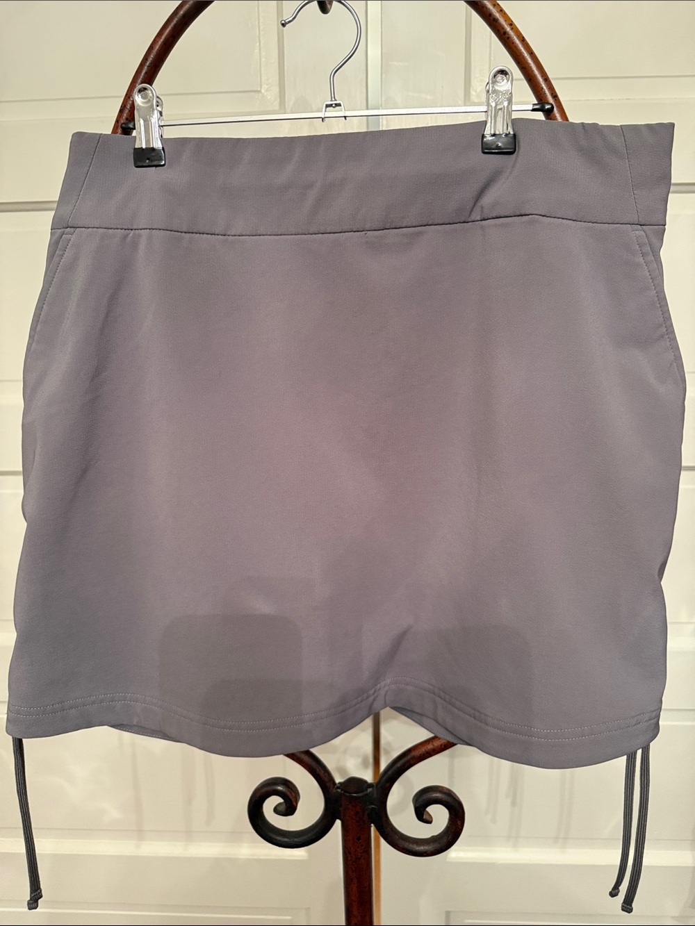Columbia Hiking Skort Gray Stretch Performance Travel Golf Outdoor XL